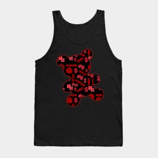 Cute Harlem Vibes Teddy Bear | Dice with Money Symbol | Harlem New York City Tank Top